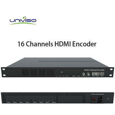 Digitale Hoofdbeëindigenhdmi input HD H.264 & H.265-Codeur met de output van IP& ASI, embleemtussenvoegsel